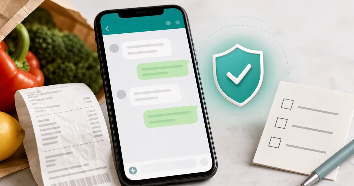 Teléfono, escudo y checklist para verificar canales oficiales de Chedraui